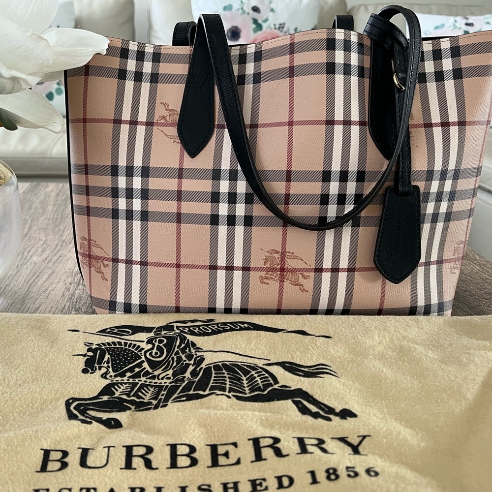 Burberry Haymarket Tote